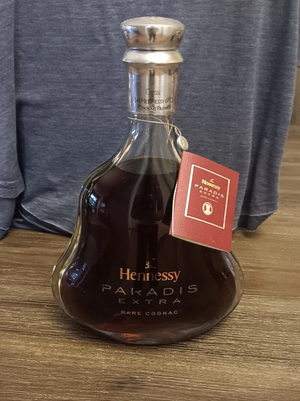 Hennessy Paradis Extra Rare  Cognac Decanter in Deep Amber